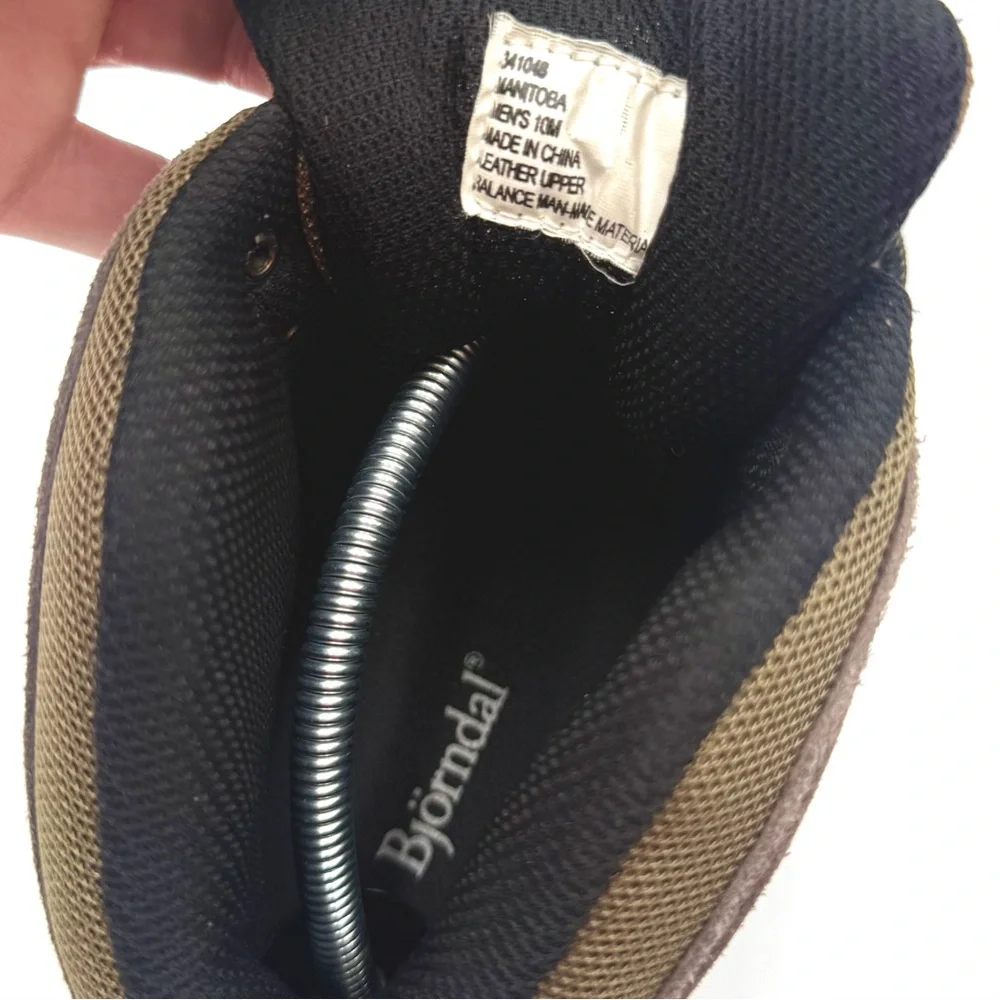 Bjorndal Men's Brown and Black Hiking‎ Boots NWOT, Ships next day . Size 10M